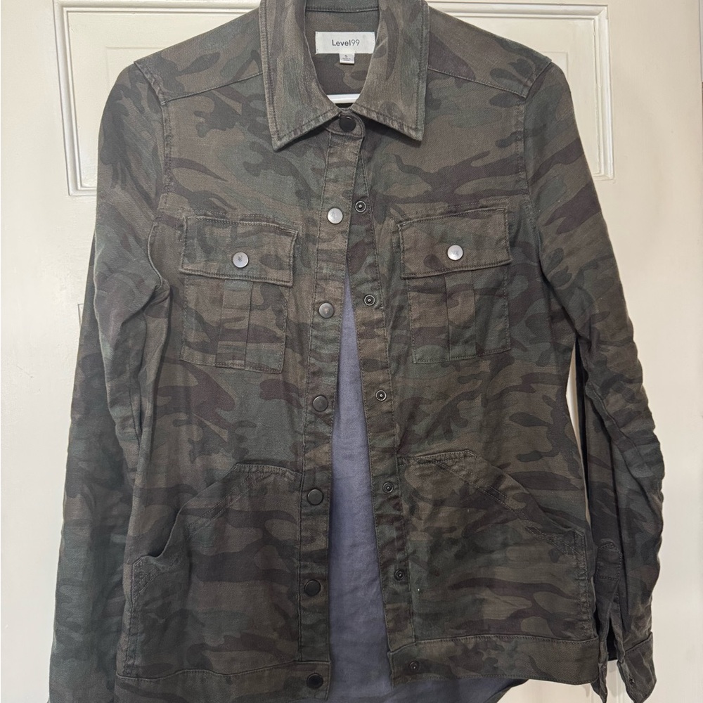 Level 99 Camouflage shacket